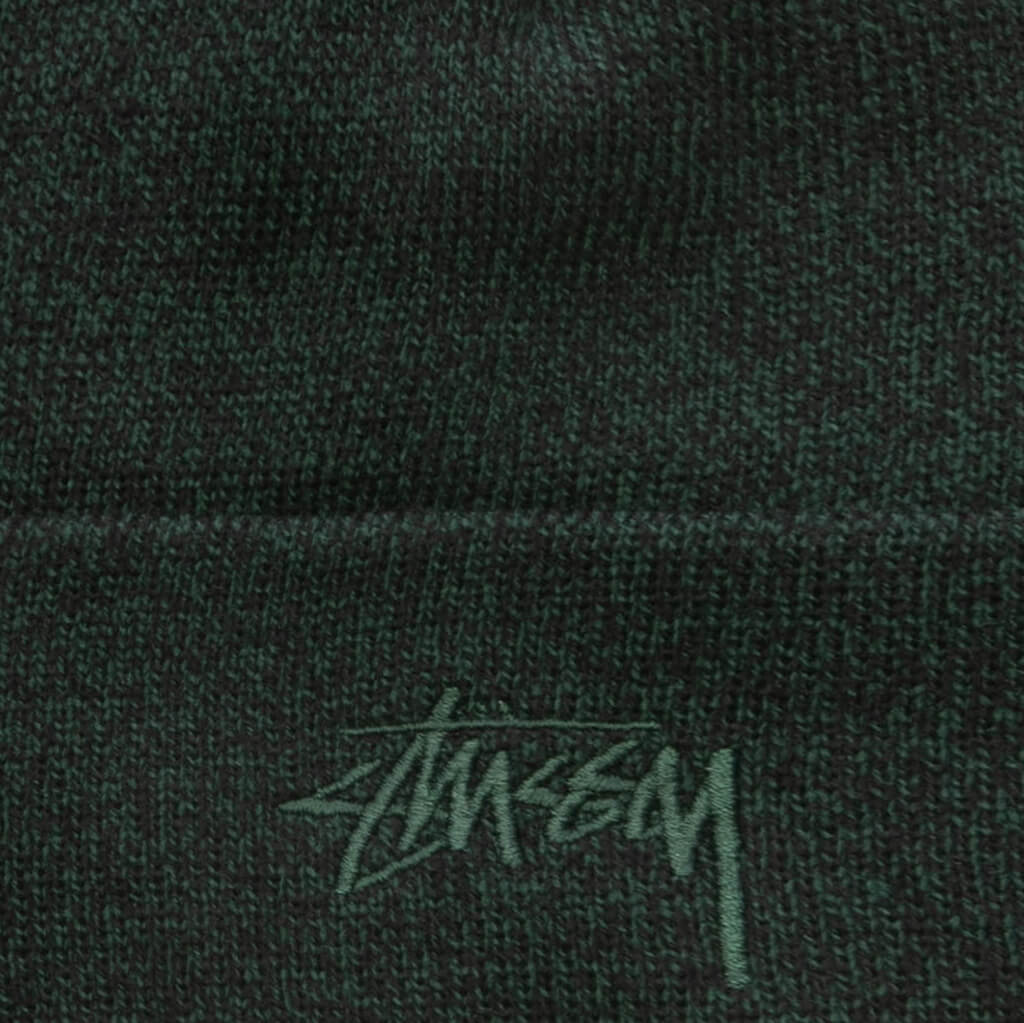 Stock Cuff Beanie - Marled Hunter Green