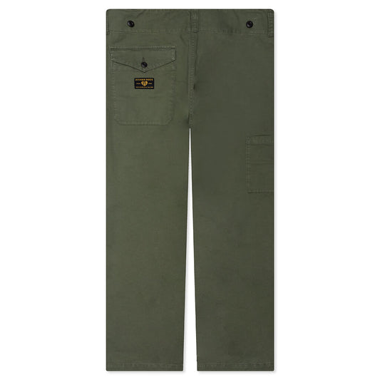 Straight Cargo Pants - Olive Drab