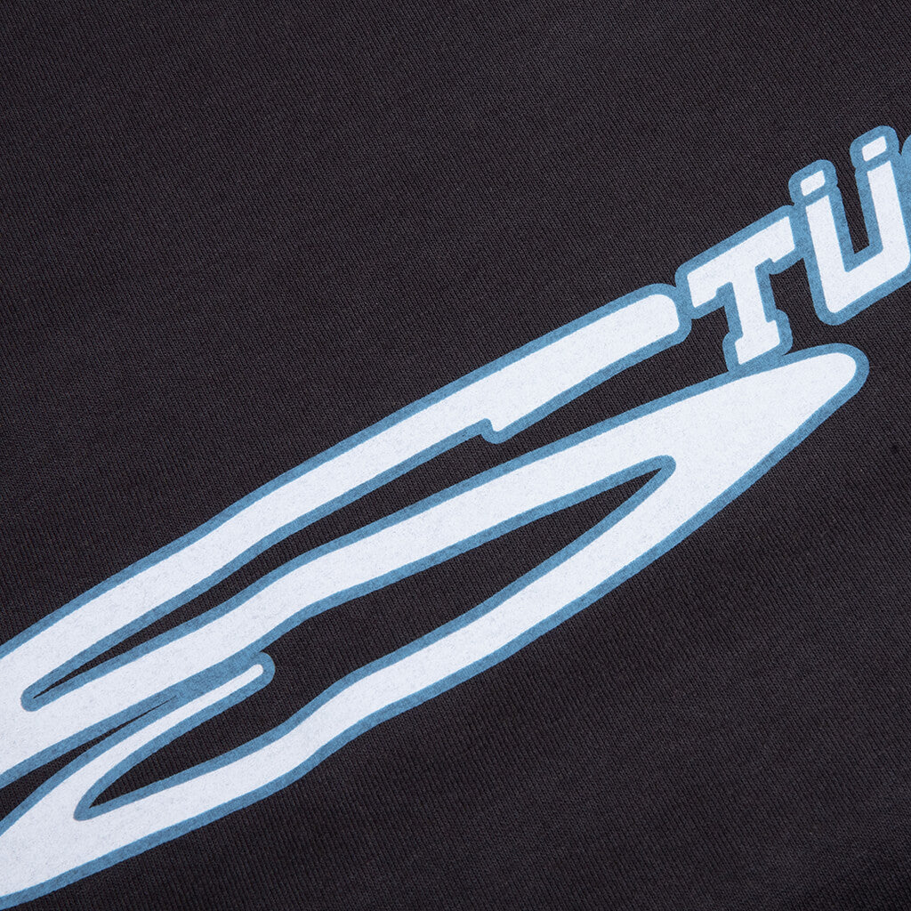 Stretch Pigment Dyed Tee - Faded Black