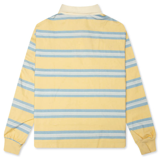 Stripe L/S Rugby - Yellow