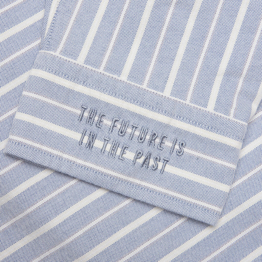 Stripe Oxford B.D. Shirt - Blue