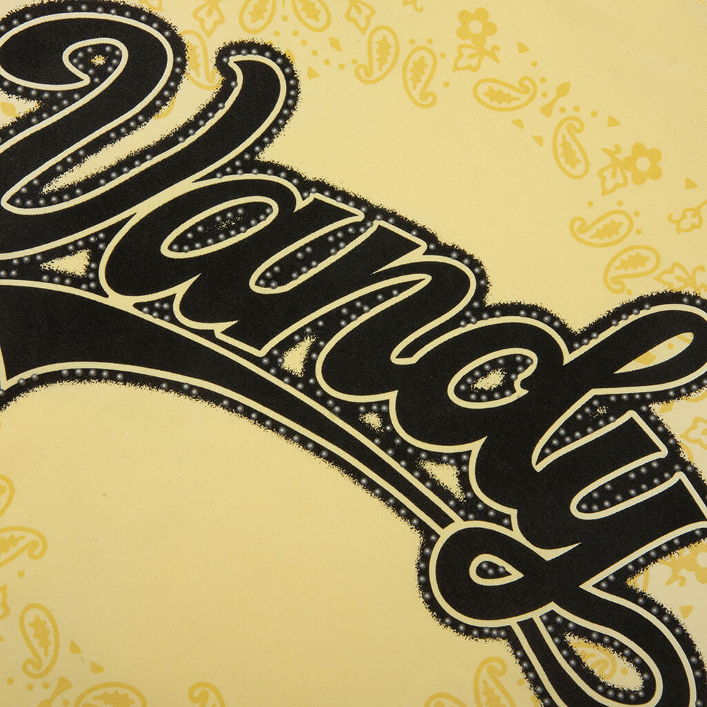 Stud Logo Washed L/S Paisley - Washed Yellow