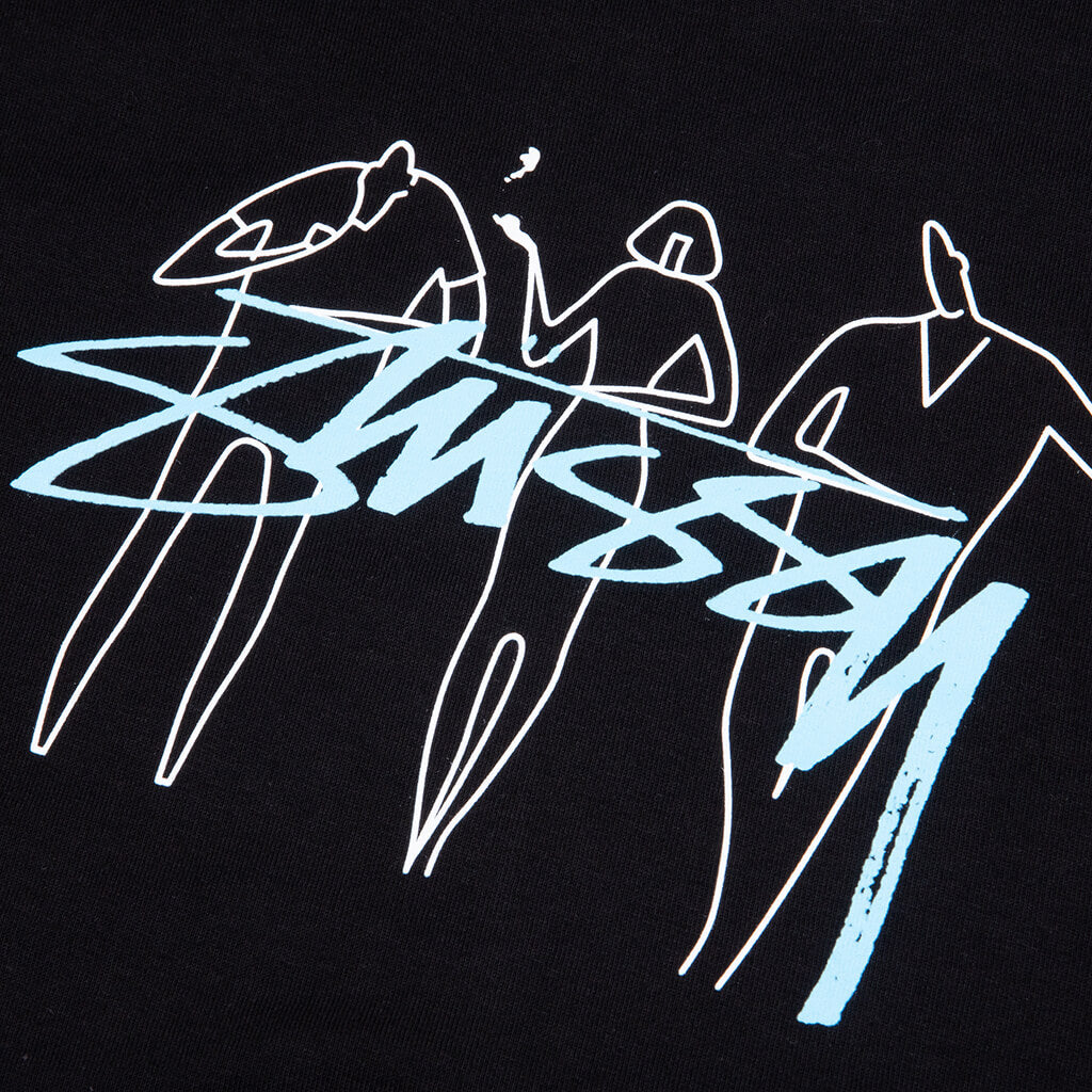 3 People Tee - Black
