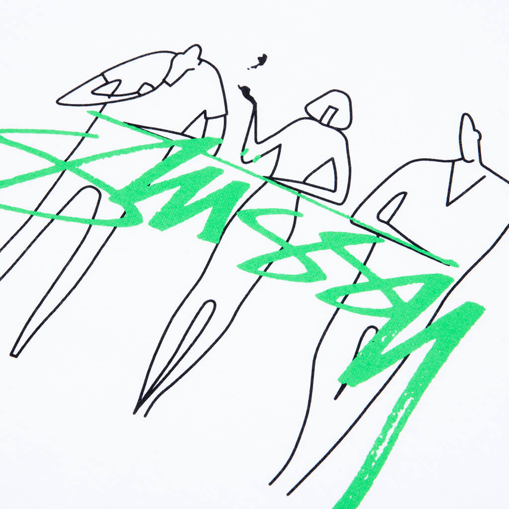 3 People Tee - White