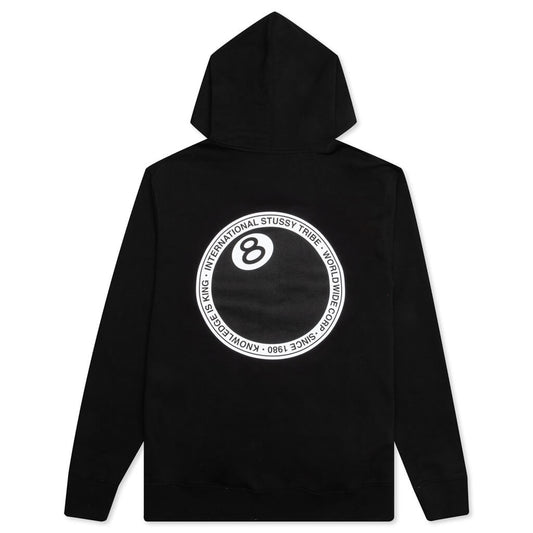8 Ball Dot Hoodie - Black