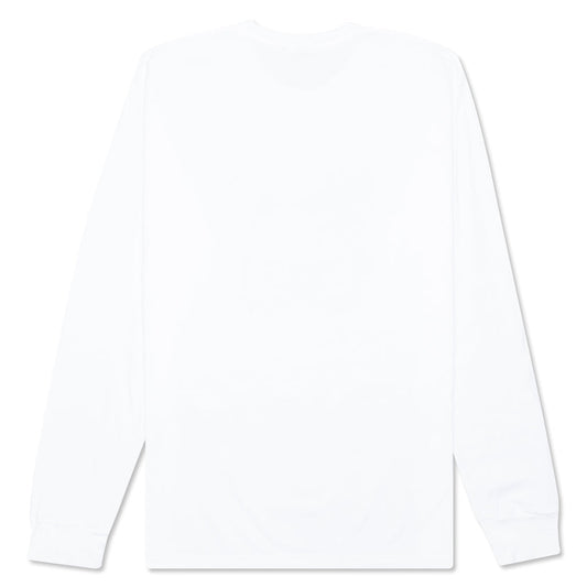 80 Chrome L/S Tee - White