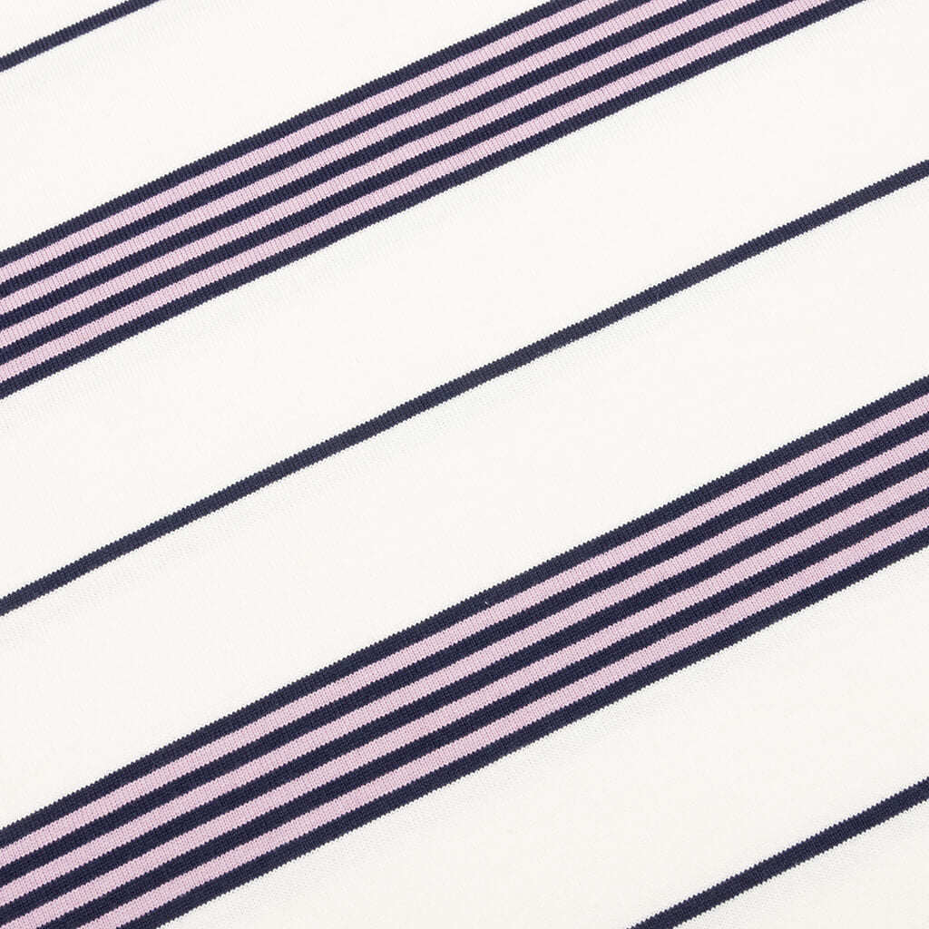 Asher Stripe L/S Crew - Natural