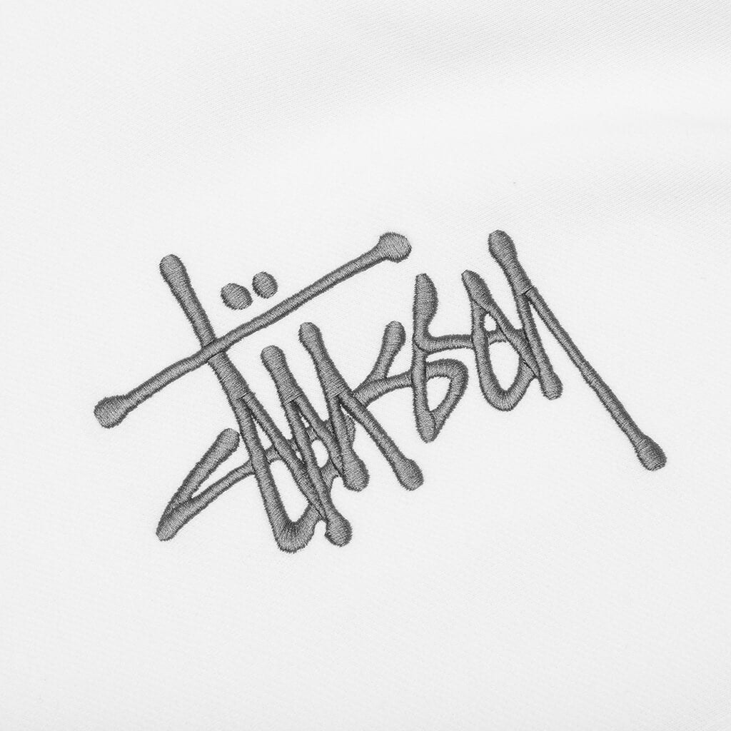 Basic Applique Hoodie - White
