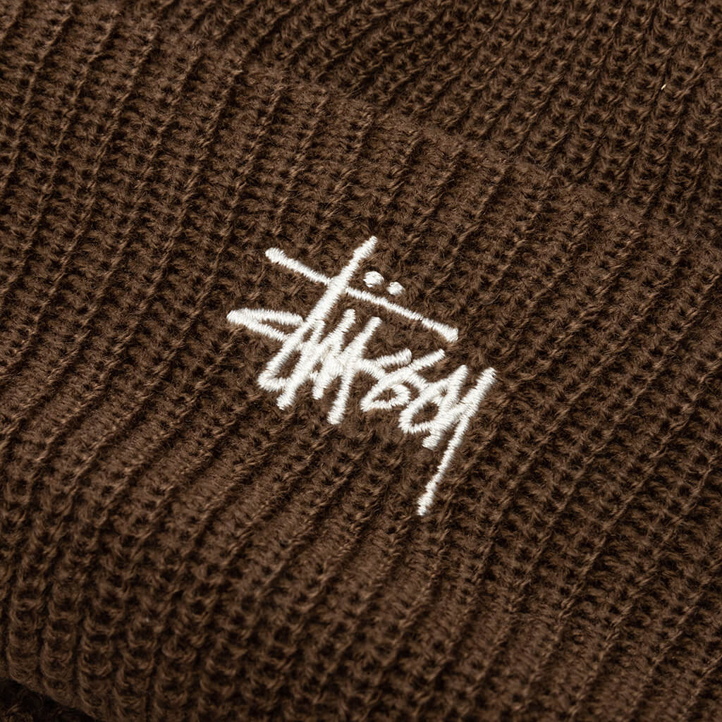 Basic Cuff Beanie - Brown