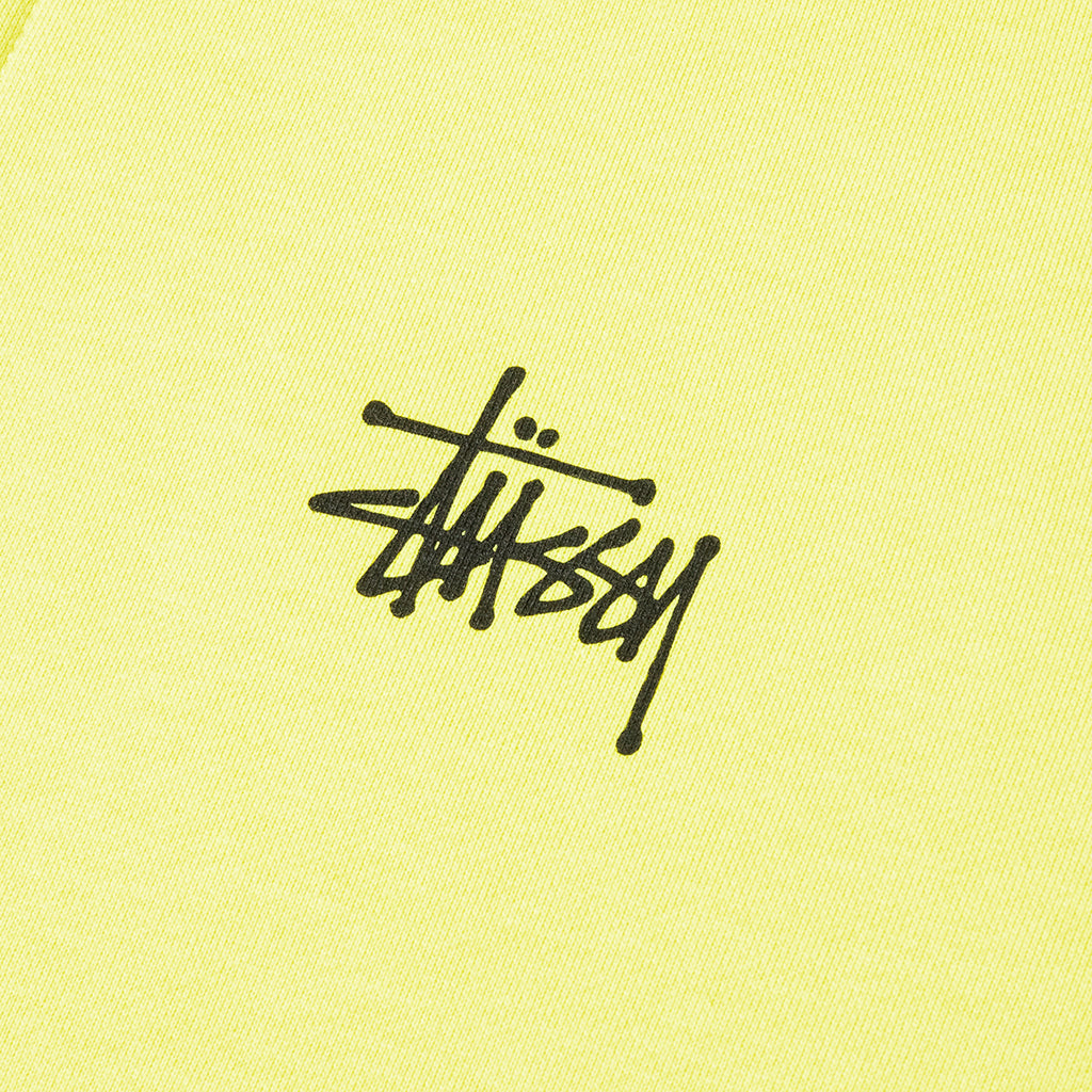 Basic Zip Hoodie - Lemon