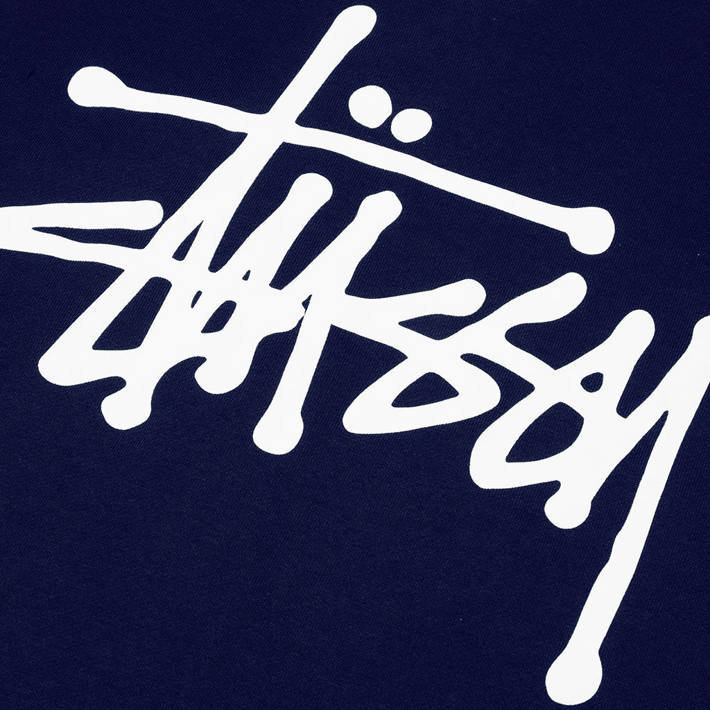 Basic Zip Hoodie - Navy