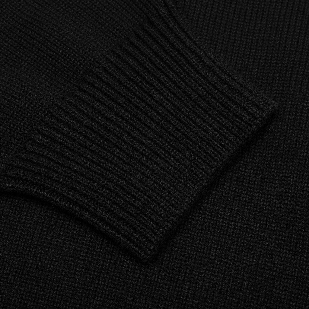 Bent Crown Sweater - Black