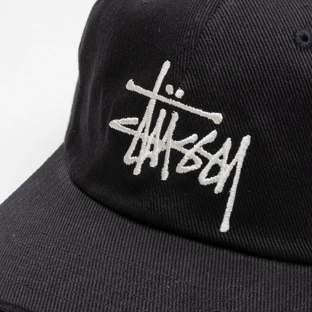 Big Logo Twill Low Pro Cap - Black