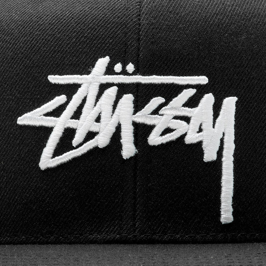 Big Stock High Crown Cap - Black