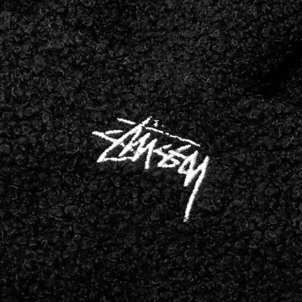 Boucle Fleece Beanie - Black