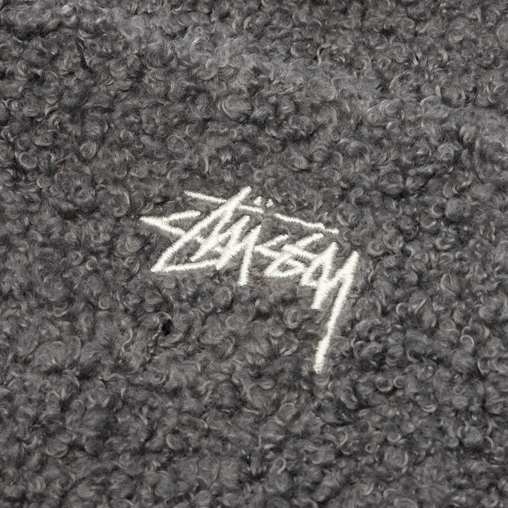 Boucle Fleece Beanie - Grey