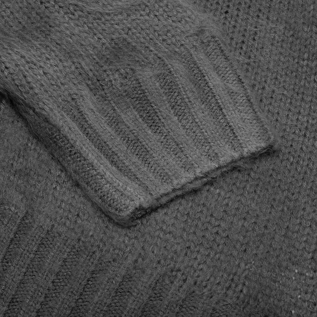 Brushed Cardigan - Charcoal