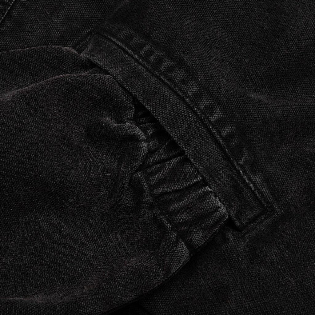 Canvas Insulated Work Jacket - Black