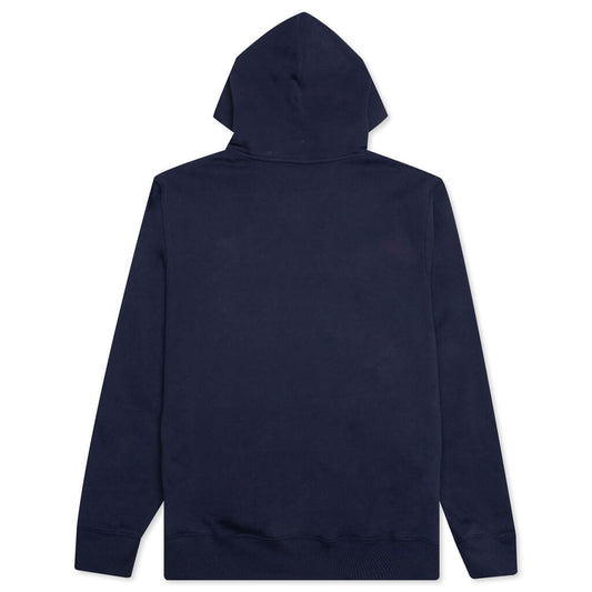 City Seal Applique Hoodie - Navy
