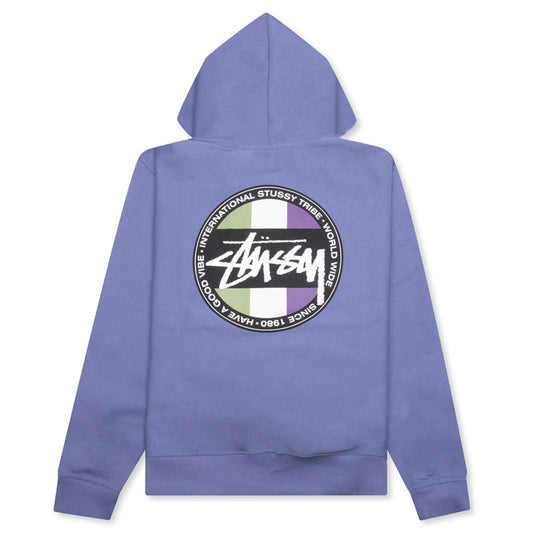 Classic Dot Zip Hoodie - Storm