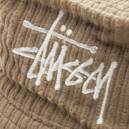 Corduroy Big Basic Bucket Hat - Maple