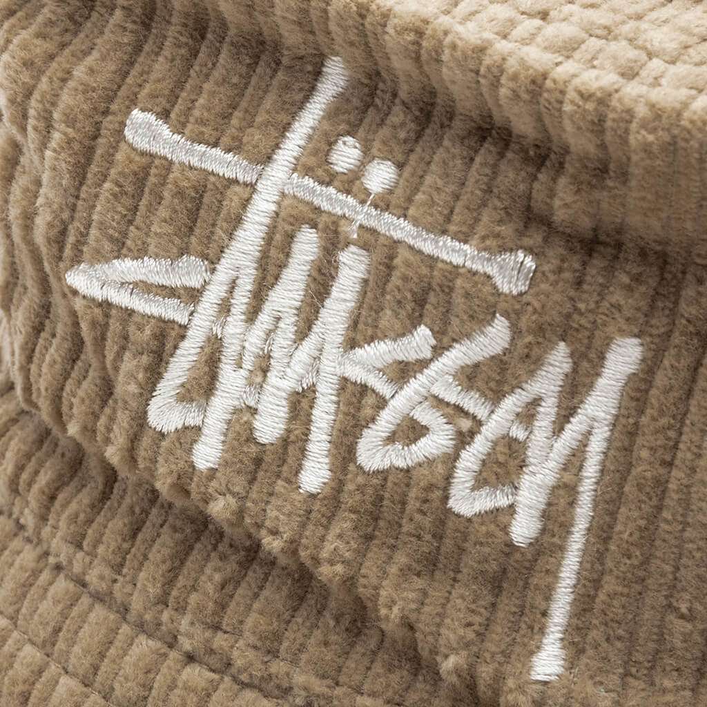 Corduroy Big Basic Bucket Hat - Maple