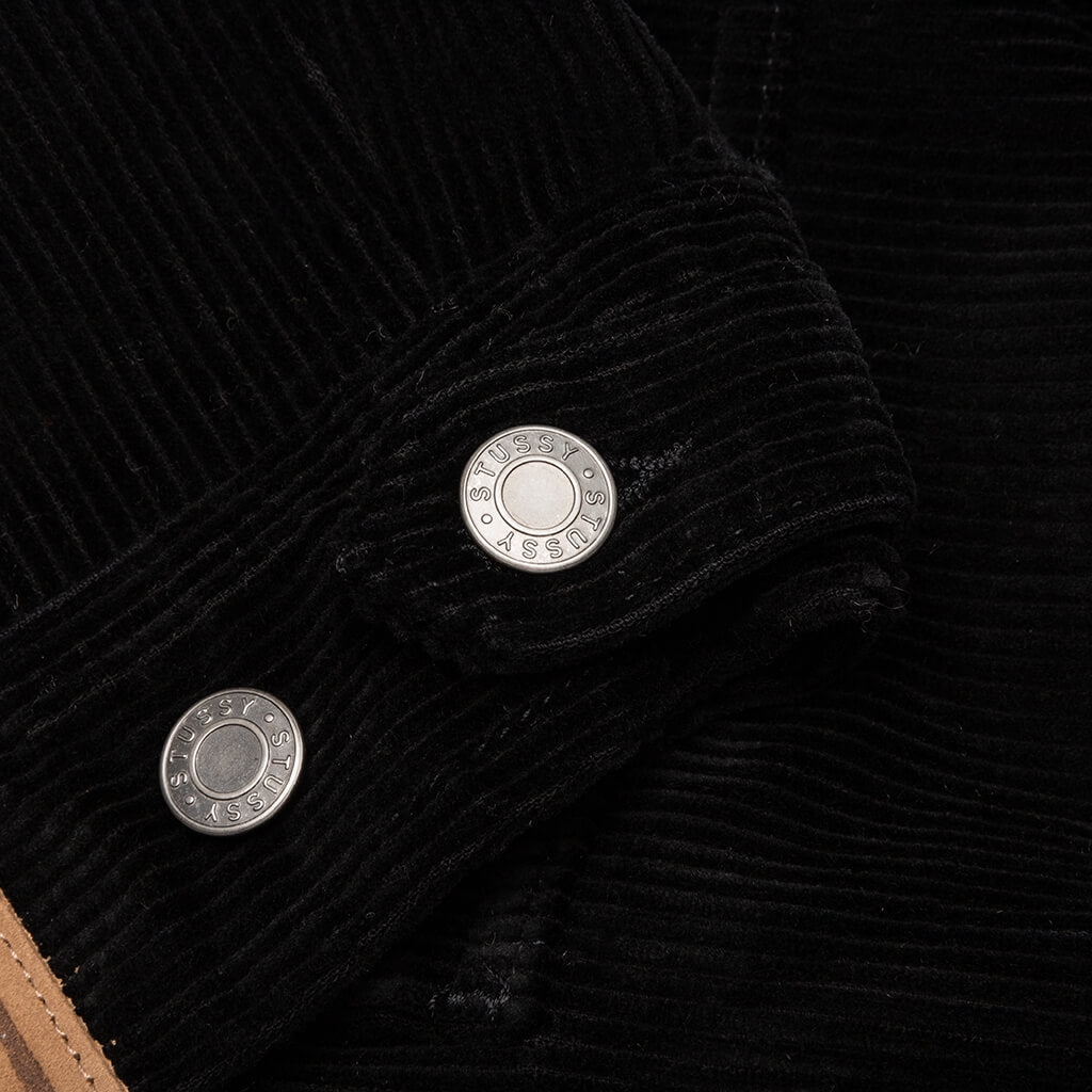 Corduroy Garage Jacket - Black