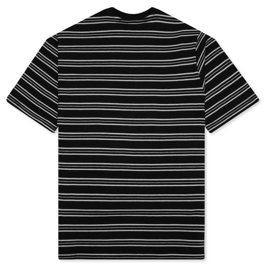 Henry Striped Crew - Black