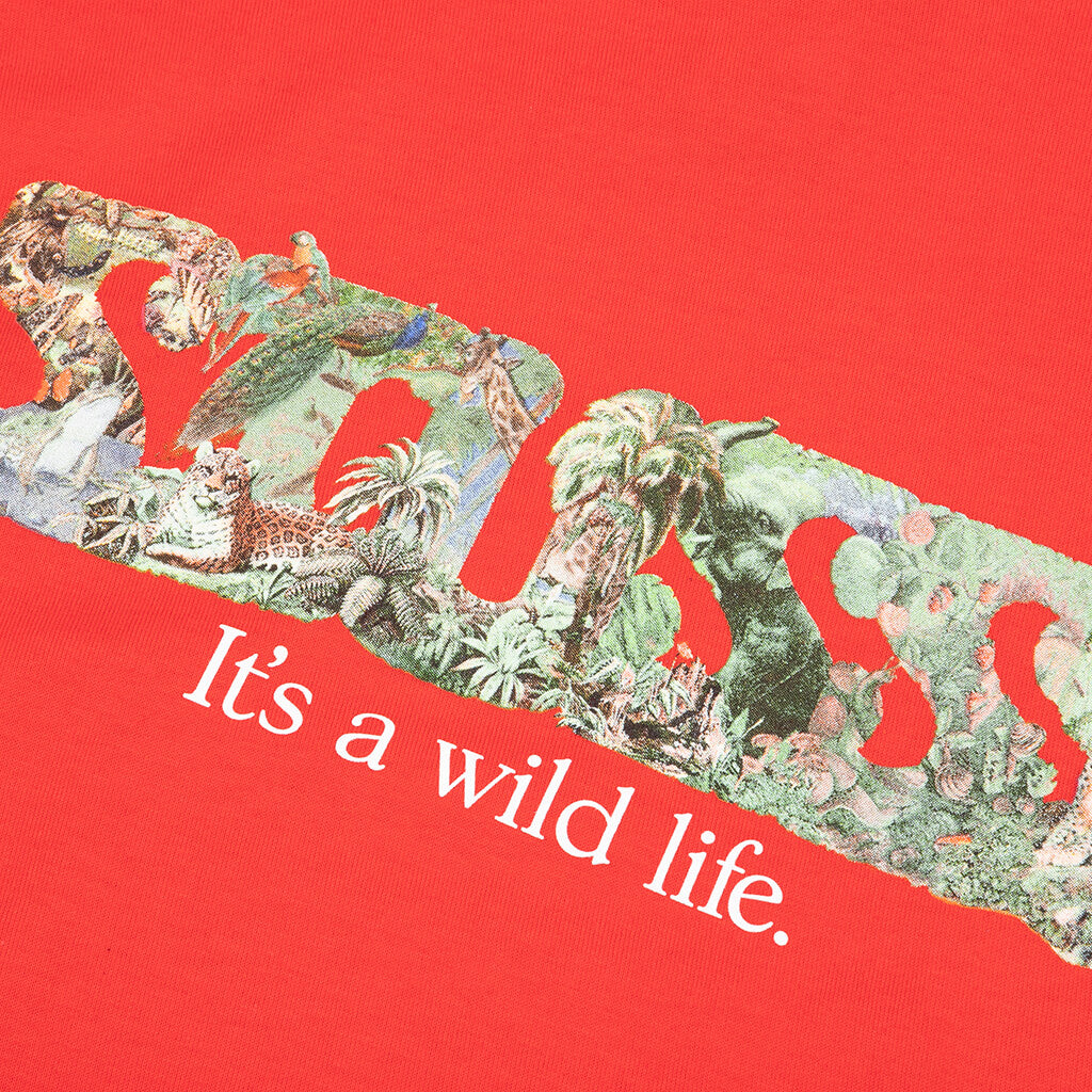 It's A Wild Life Tee - Red