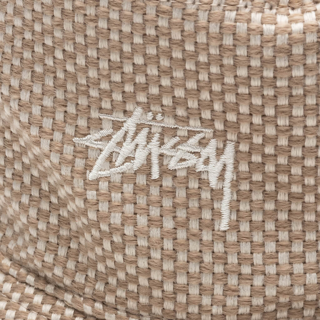 Jute Weave Bucket Hat - Natural