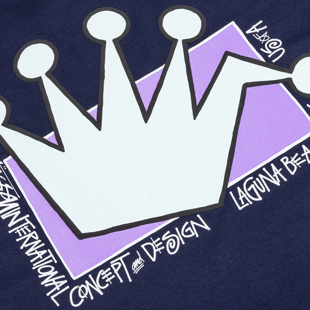 LB Crown Tee - Navy