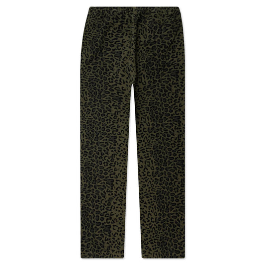Leopard Beach Pant - Olive
