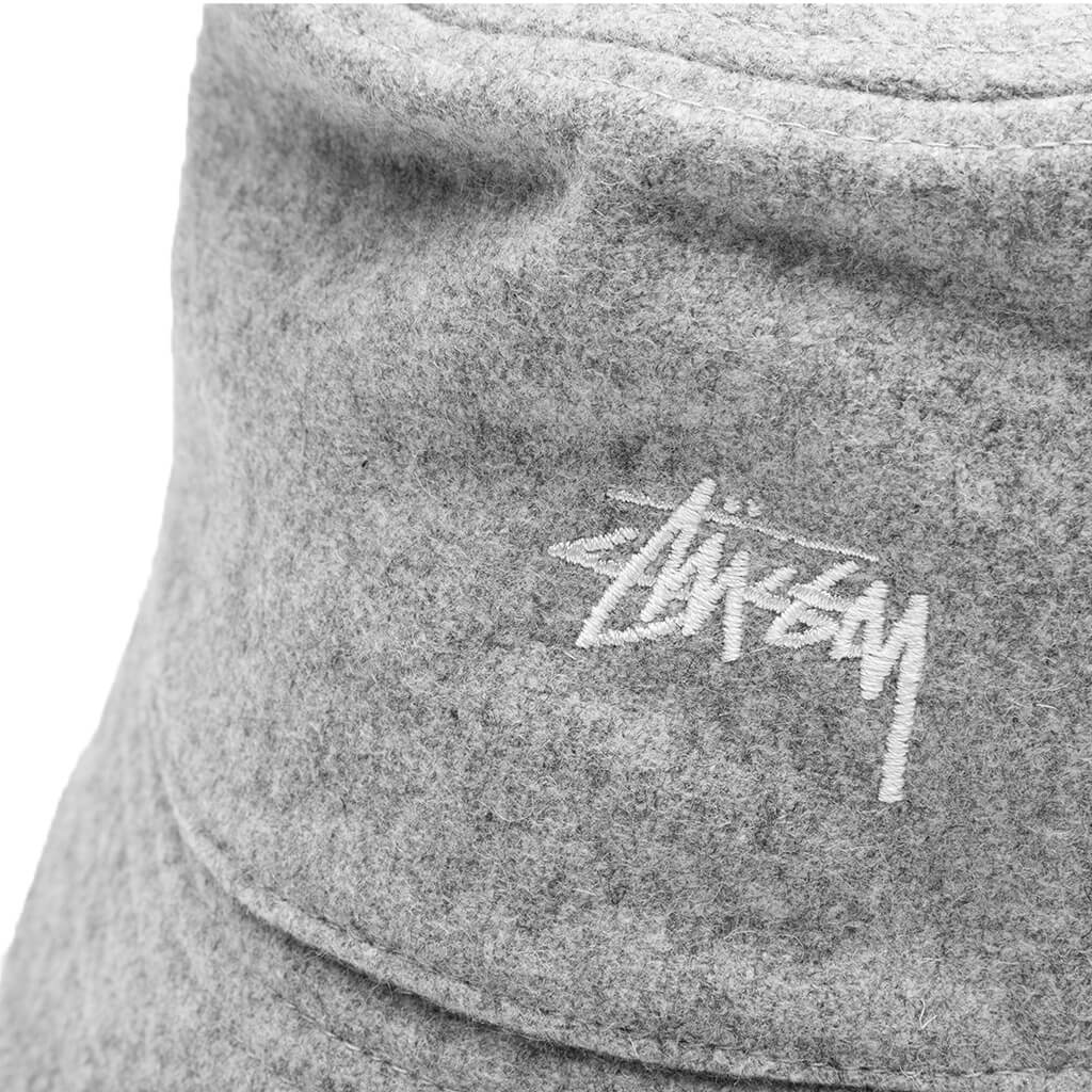 Melton Wool Deep Bucket Hat - Heat