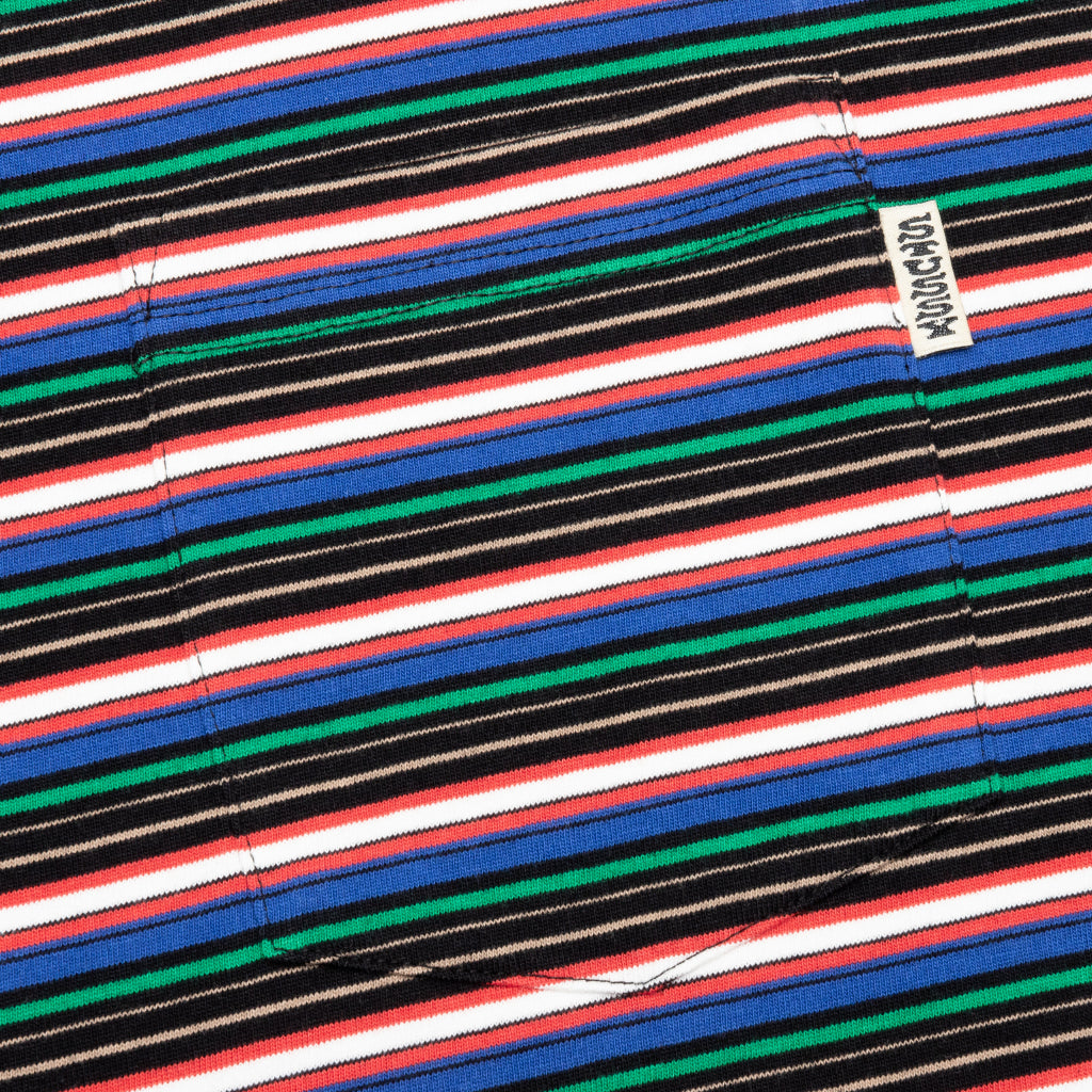 Mini Stripe Crew - Red