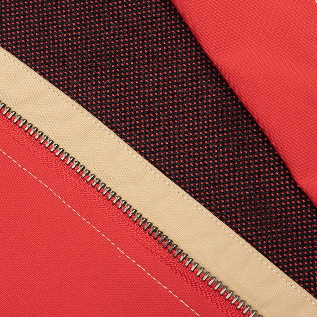 Panel Track Jacket - Red