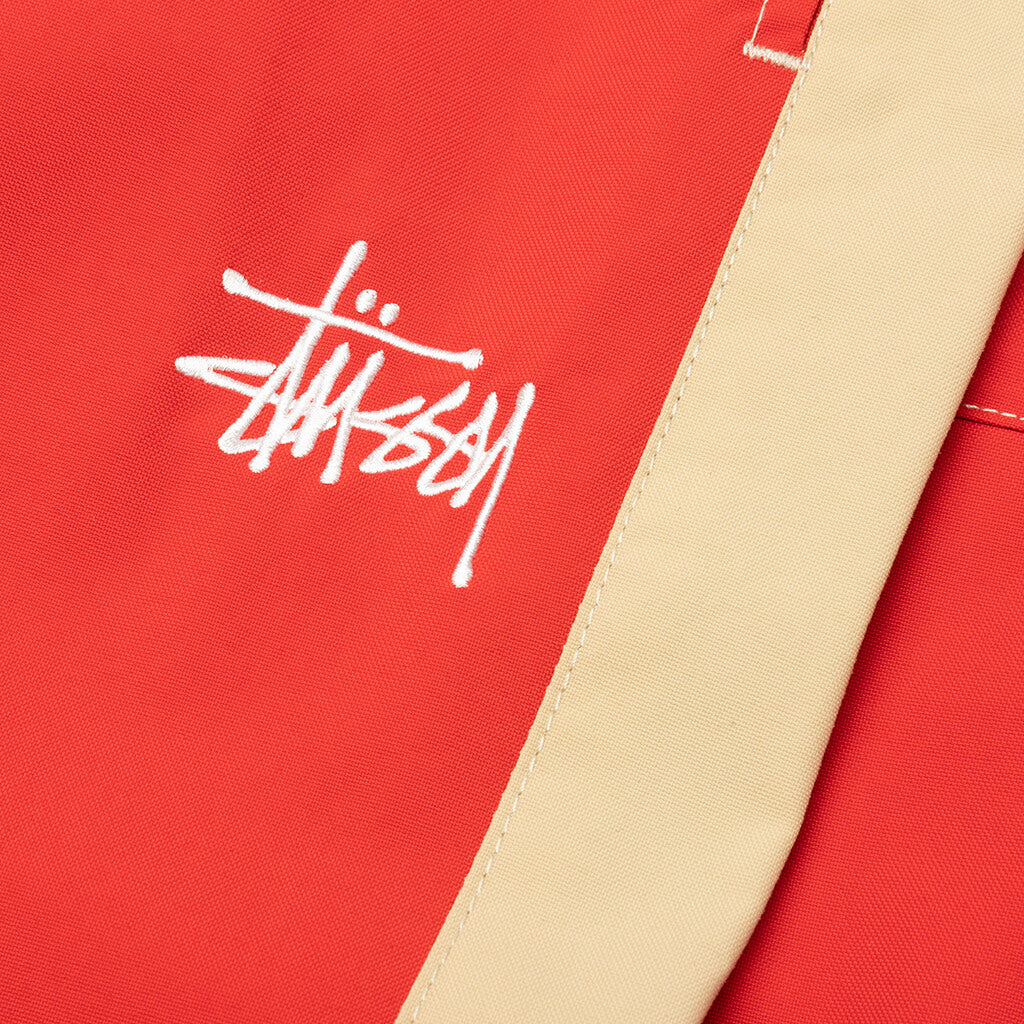 Panel Track Relaxed Pant - Red