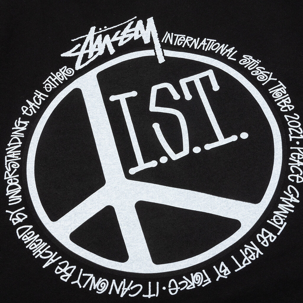 Peace Dot Pigment Dyed Tee - Black