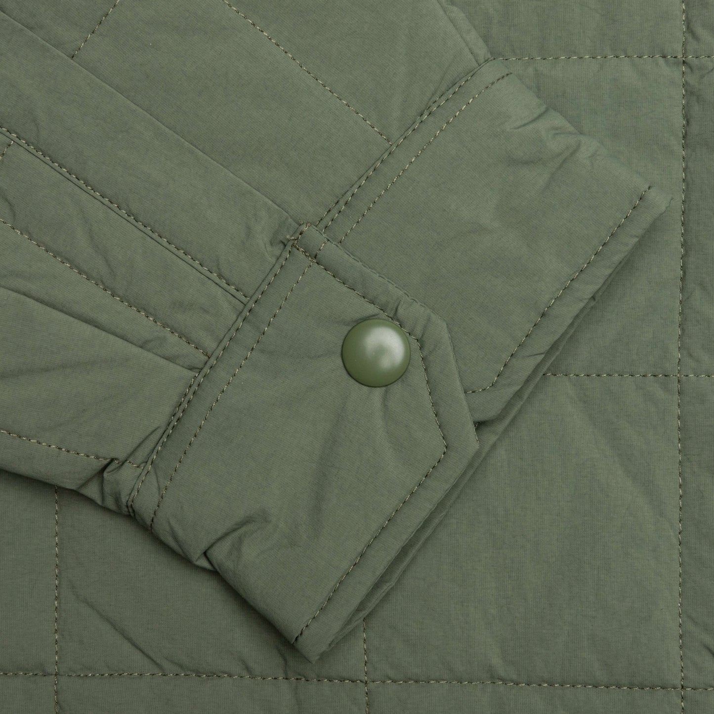 Quilted Fatigue Shirt - Green