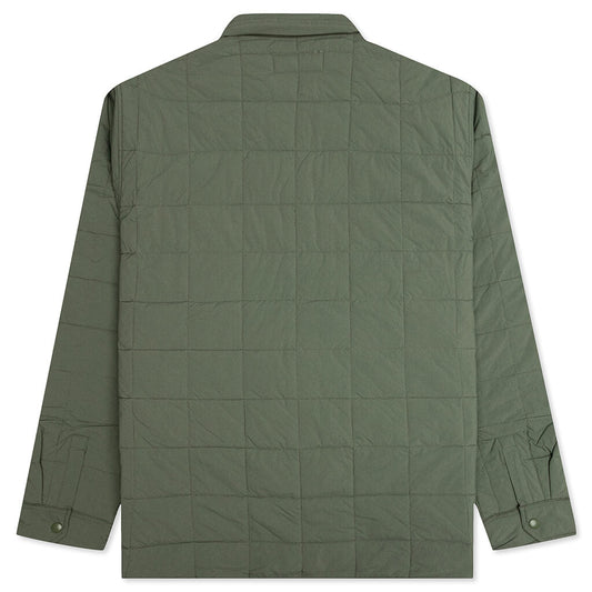 Quilted Fatigue Shirt - Green