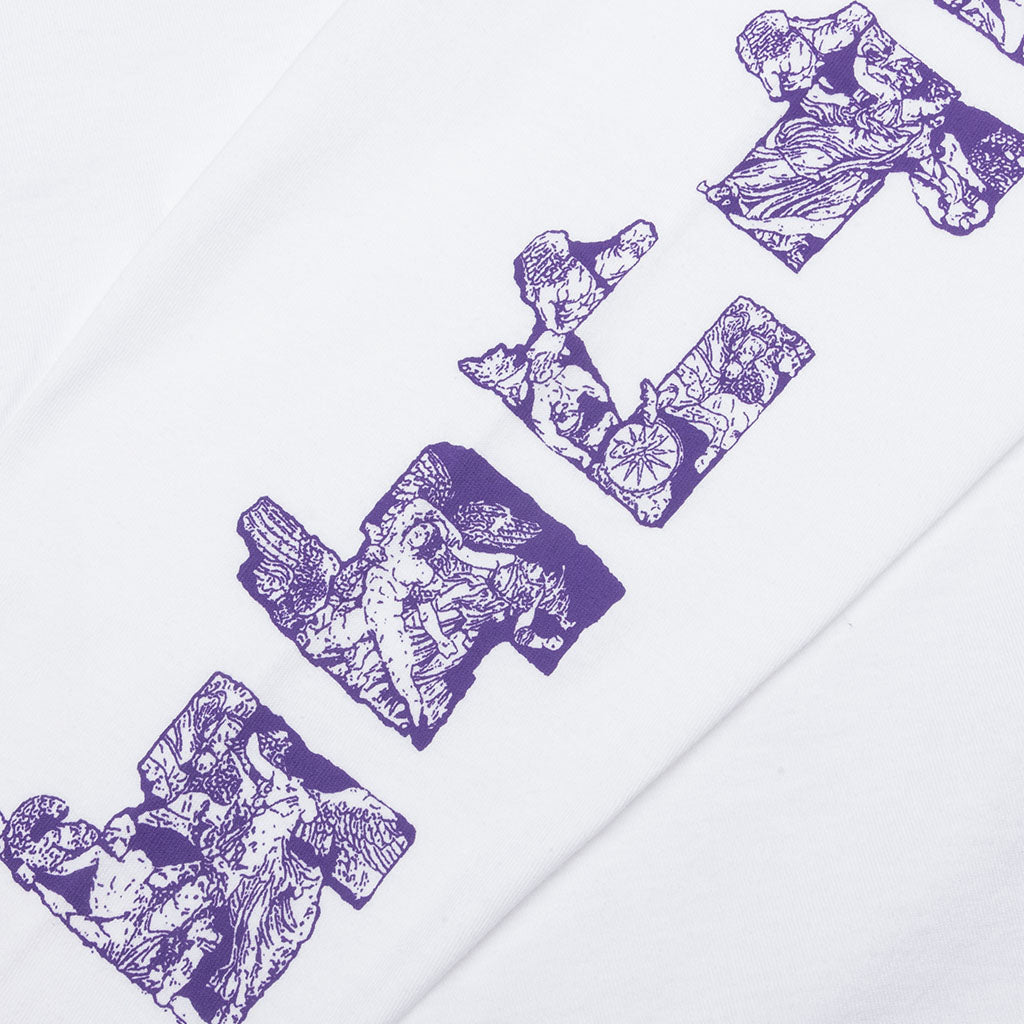 Sculptures L/S Tee - White