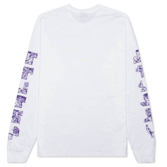 Sculptures L/S Tee - White