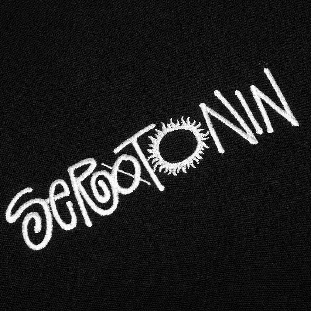 Serotonin App Hoodie - Black