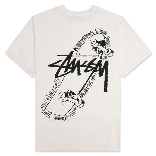 Skate Posse Pigment Dyed Tee - Natural