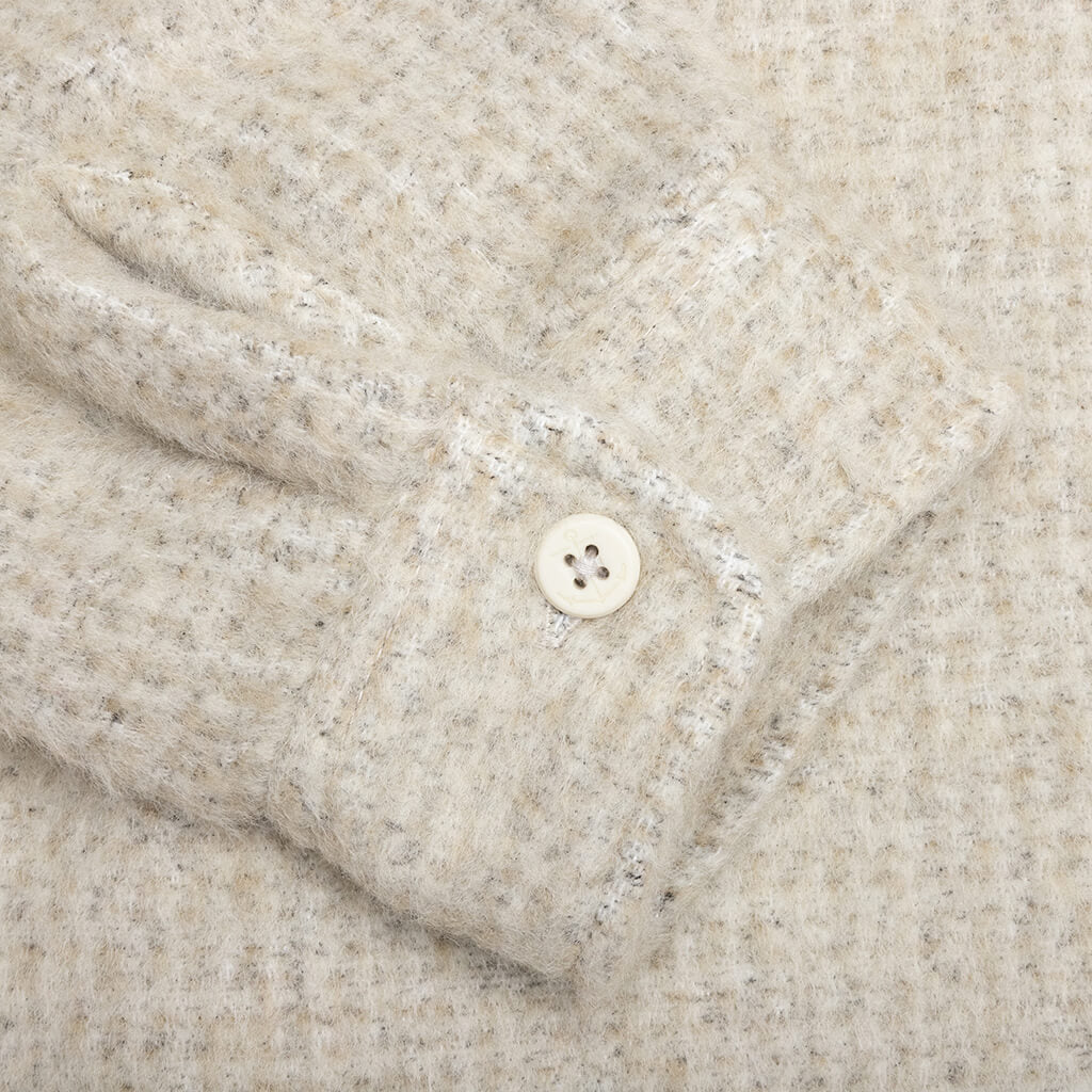 Speckled Wool CPO Shirt - Bone