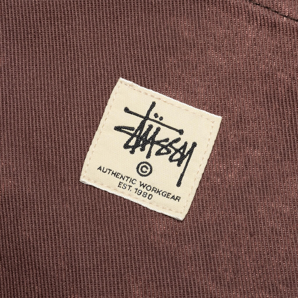 Spotted Bleach Work Pant - Brown