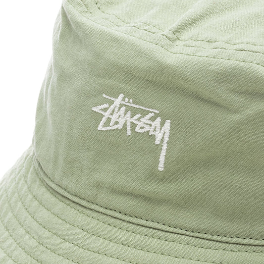 Stock Canvas Bucket Hat - Light Green