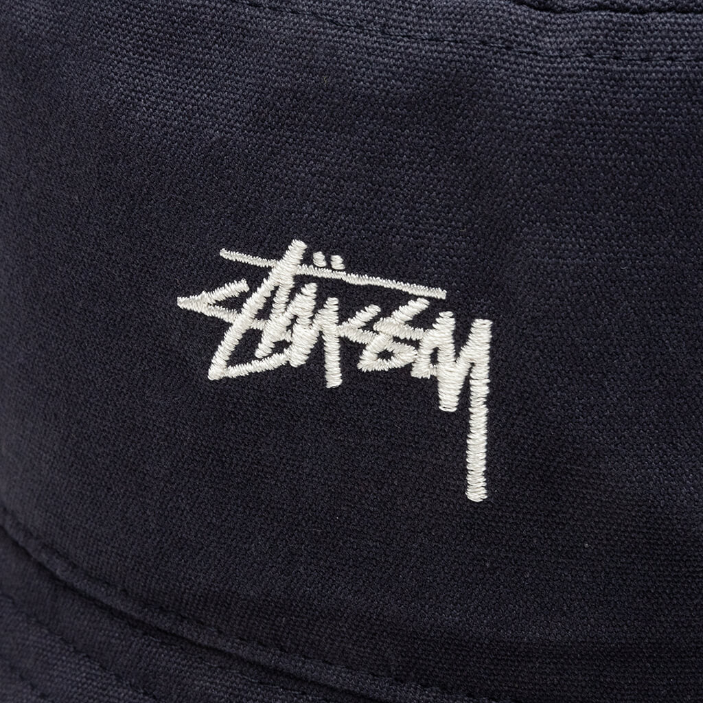 Stock Canvas Bucket Hat - Navy
