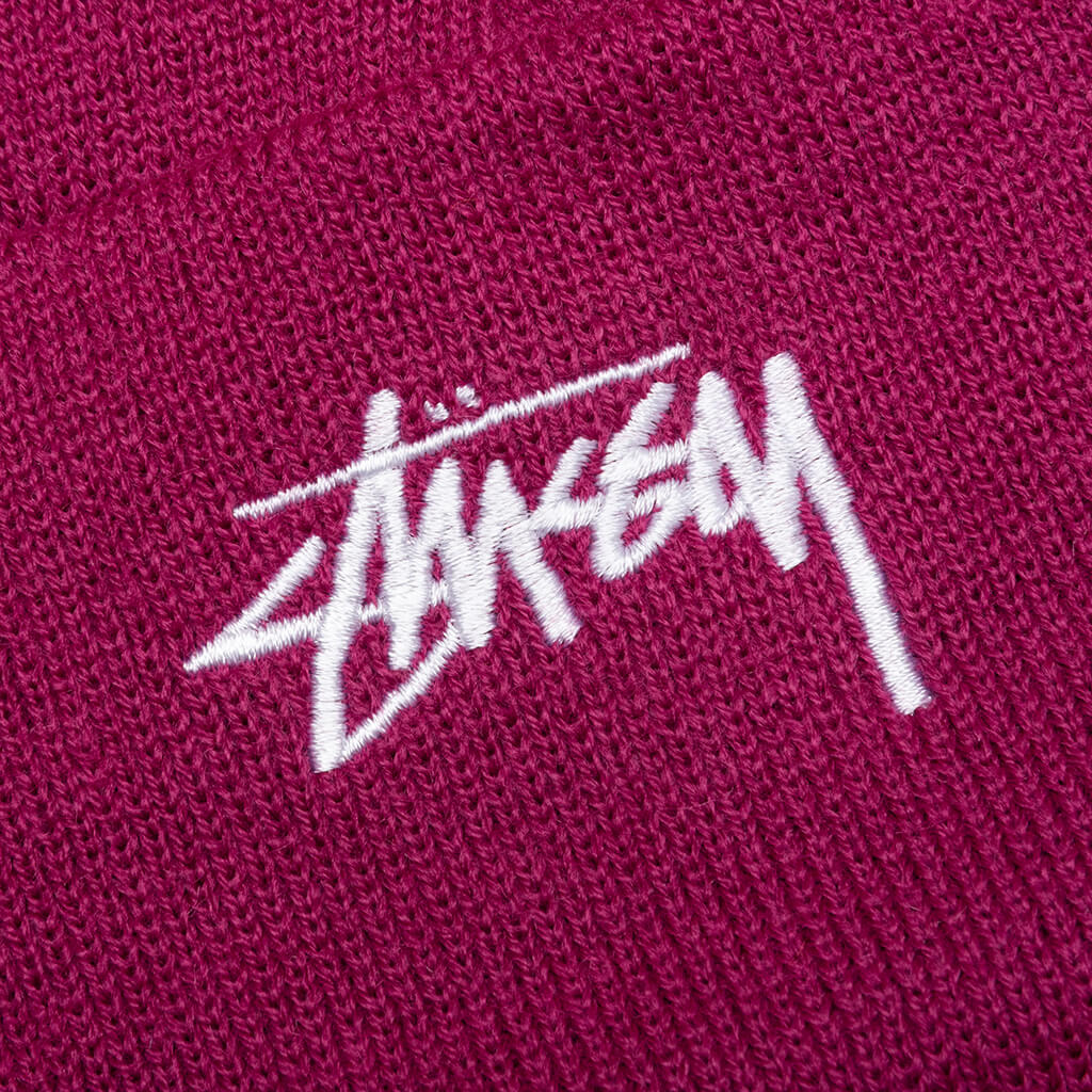Stock Cuff Beanie - Plum