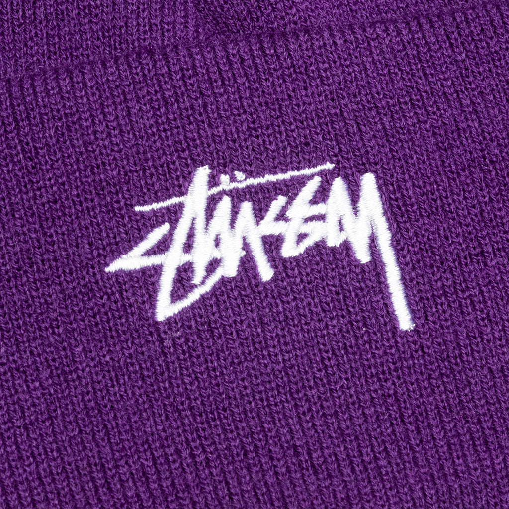 Stock Cuff Beanie - Purple