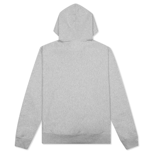 Stock Logo Hoodie - Grey Heather